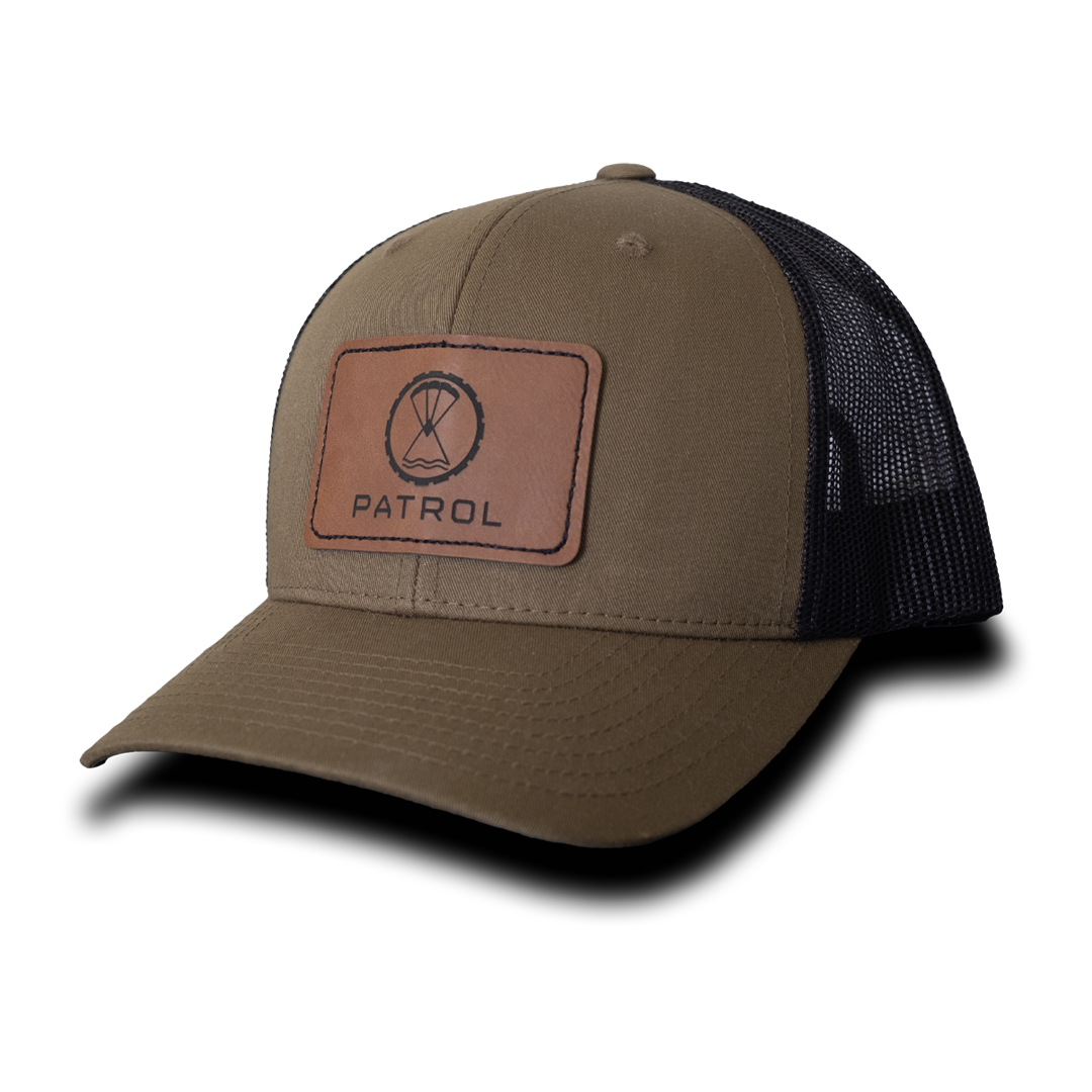 Leather Patch Trucker