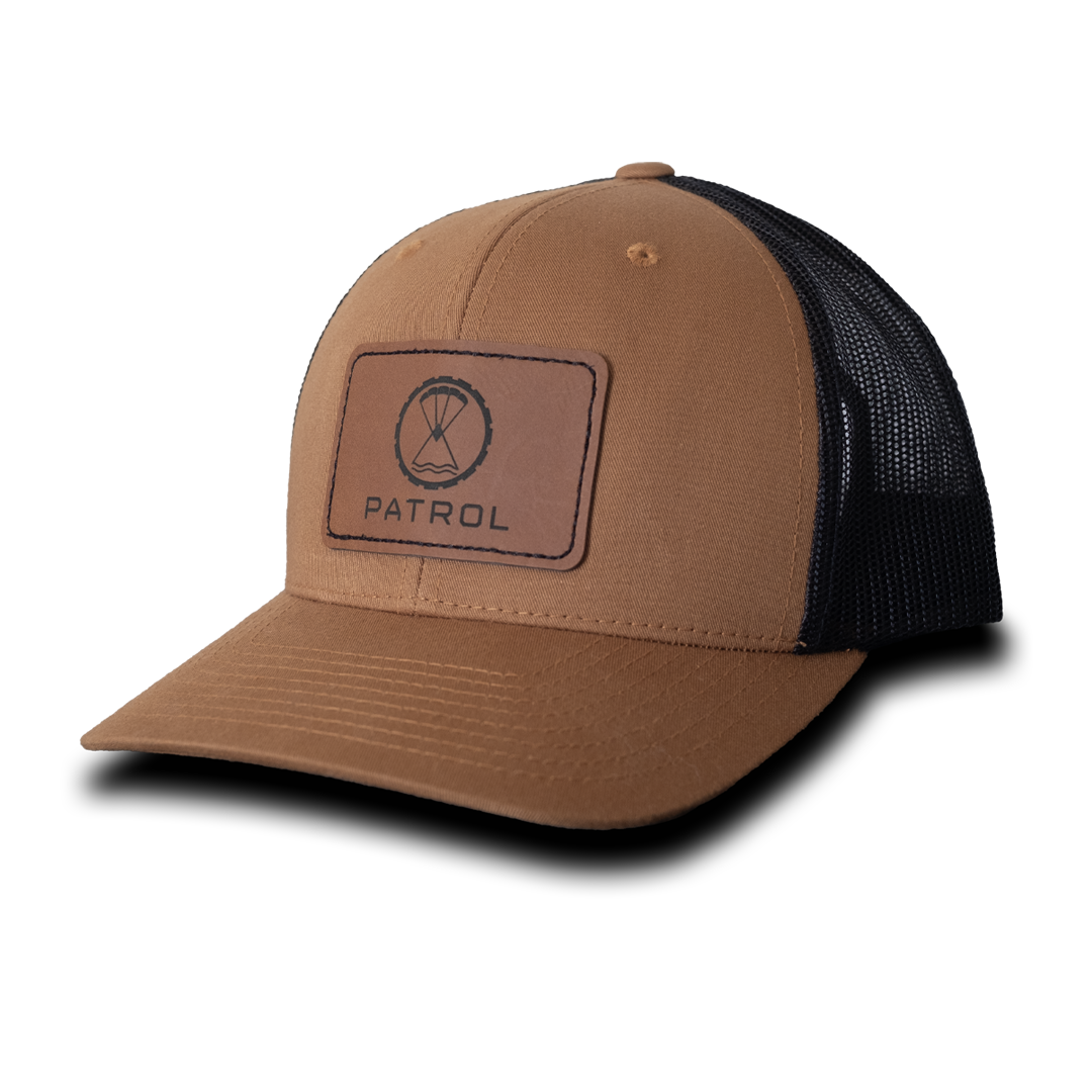 Leather Patch Trucker