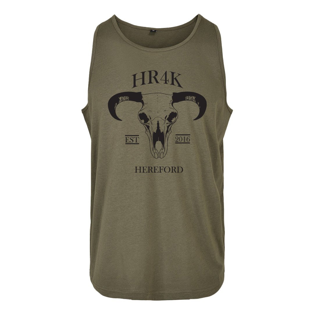 HR4K - HR4K Mid West Bull Skull - Unisex Vest