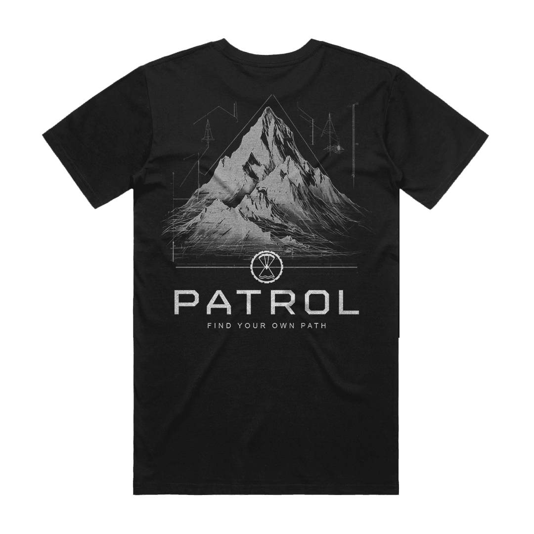 Patrol Goods - Mountain Blueprint Tee