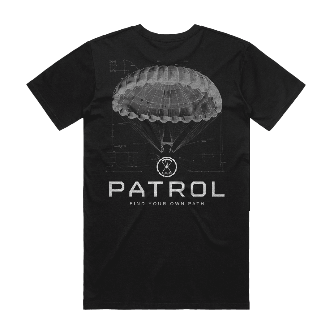 Patrol Goods - Parachute Blueprint Tee