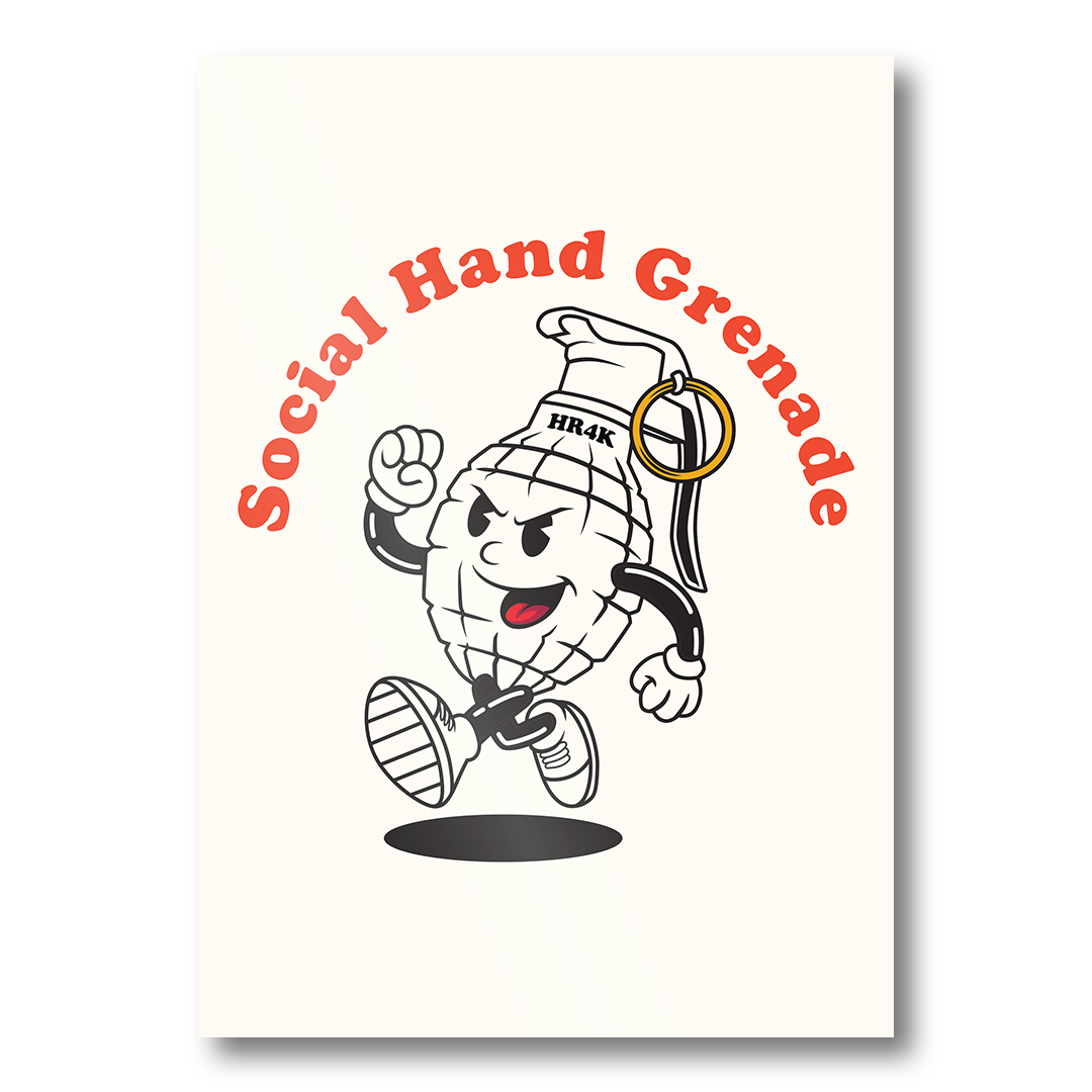 Social Hand Grenade Print