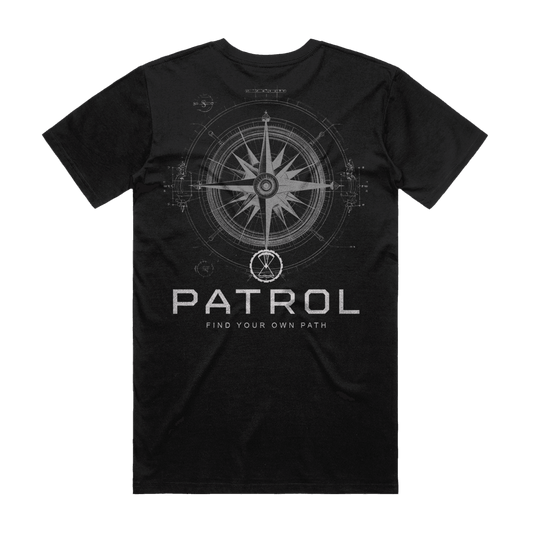 Patrol Nautical Compass Blueprint Tee