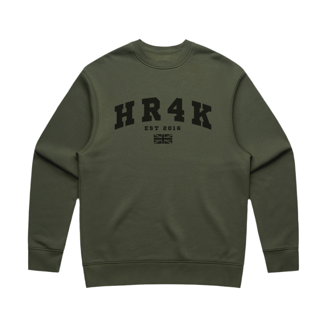 HR4K Relaxed Fit Varsity Sweater