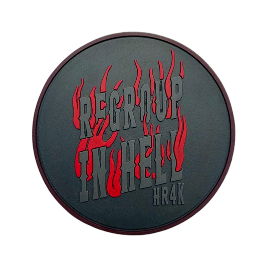 Regroup In Hell Rubber Patch