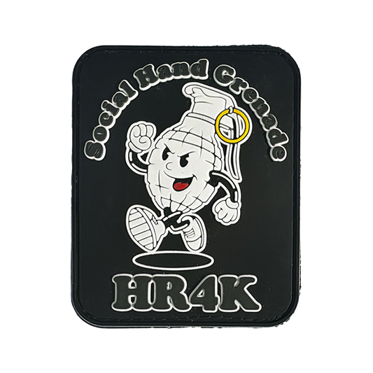 Social Hand Grenade Rubber Patch