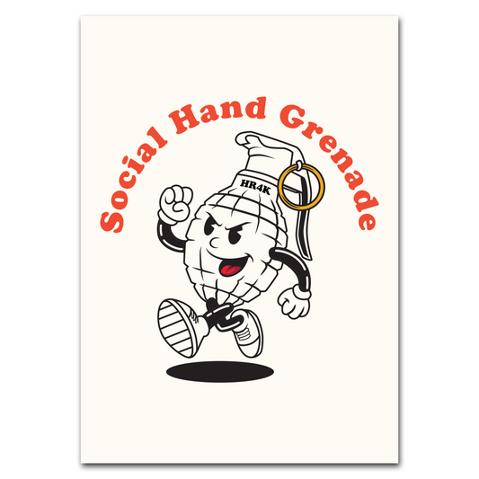 Social Hand Grenade Print