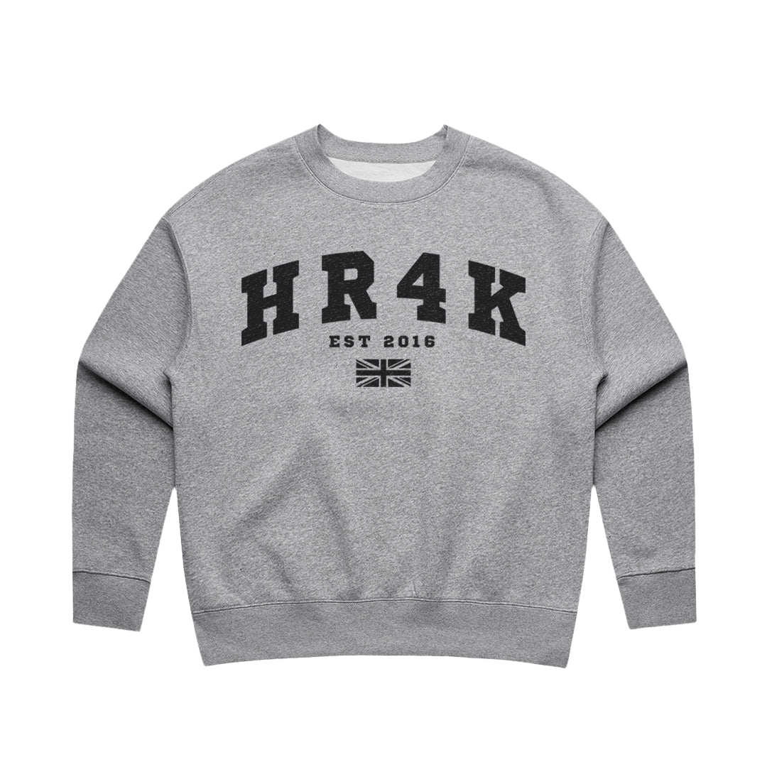 HR4K Womens Relaxed Fit Varsity Sweater