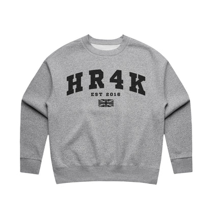 HR4K Womens Relaxed Fit Varsity Sweater