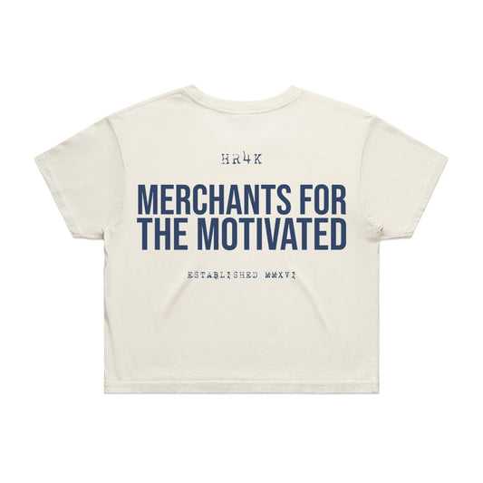 HR4K - Women's Cropped Merchants For The Motivated Tee