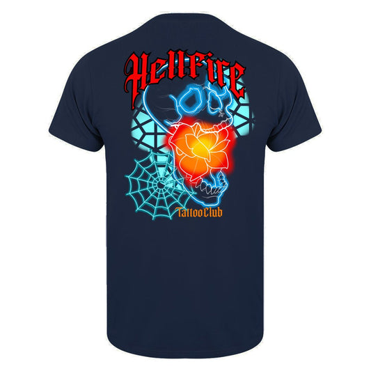 Hellfire Tattoo Club - Hellfire Tattoo Club - Neon Skull Tee - HR4K