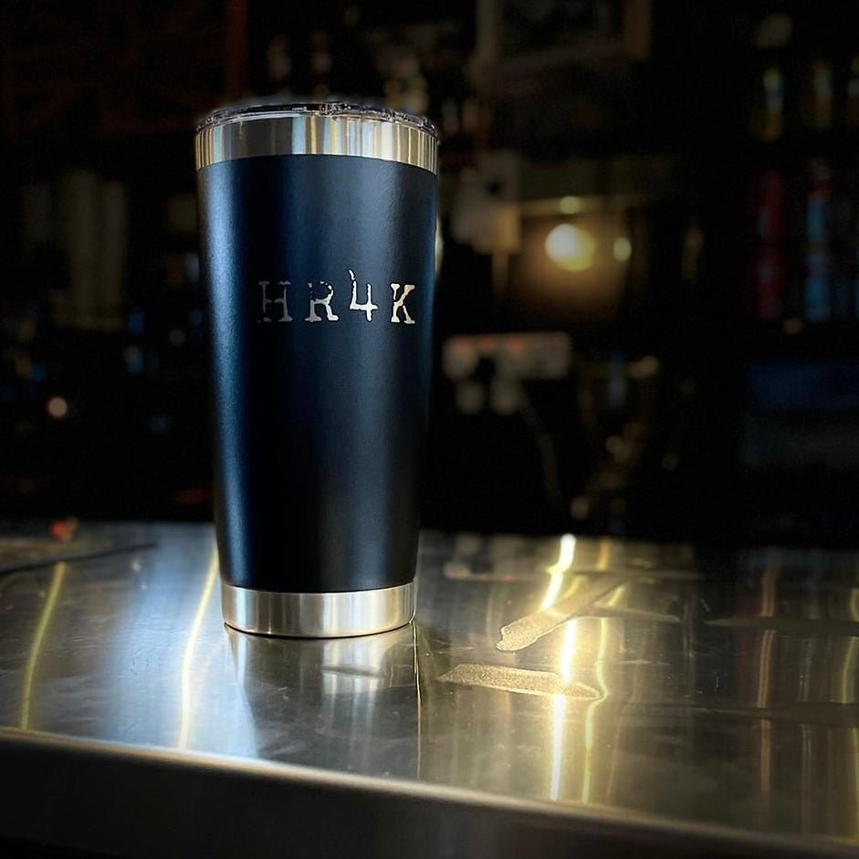 HR4K 20oz Insulated Travel Mug, Jet Black, Lifestyle