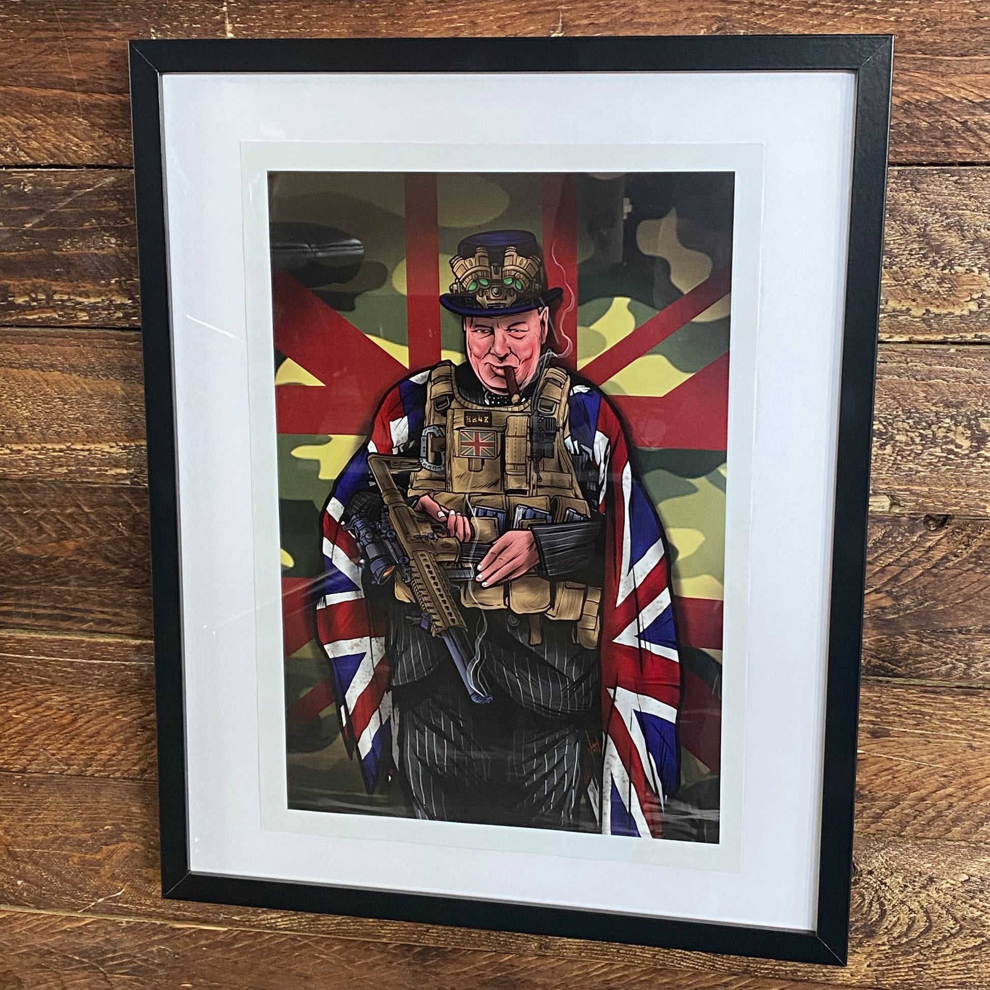  - Winston Churchill A3 Print - HR4K